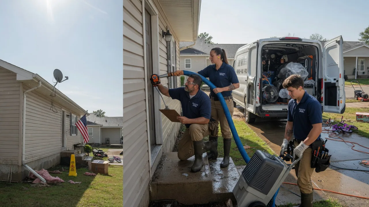 Ceiling Water Damage Restoration in New Waverly, IN near me